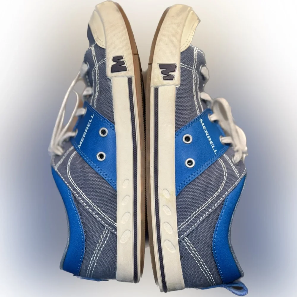 Merrell Rant Canvas Sneakers | Seaport Blue | Men’s 7 / EUR 40 - Picture 4 of 14